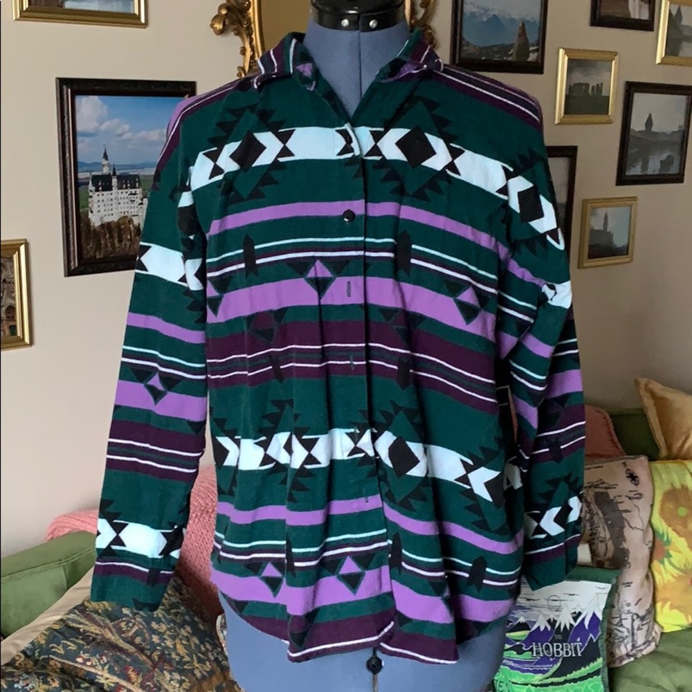Vintage southwestern flannel